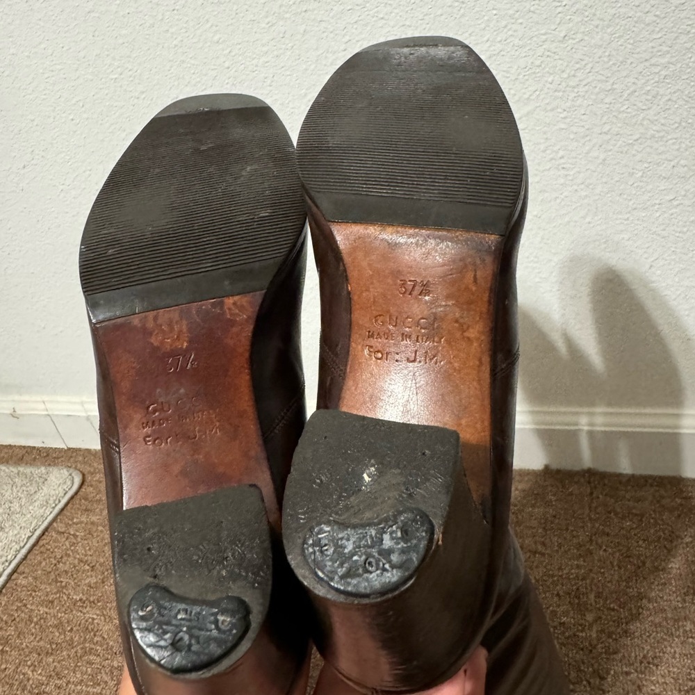 Gucci Women's Boots Shoes 37.5 - Picture 5 of 13